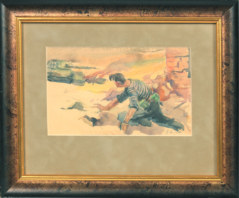 Неизвестный художник. Сражение